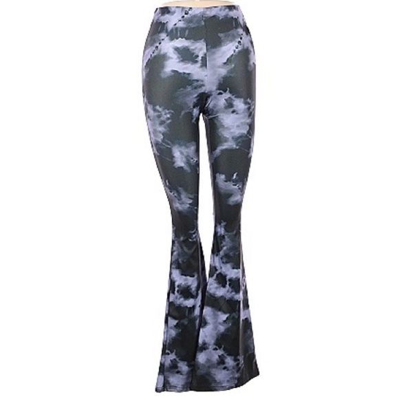 Topshop Tie Dye Bell Bottoms pants Size 6 NWT - Picture 2 of 7